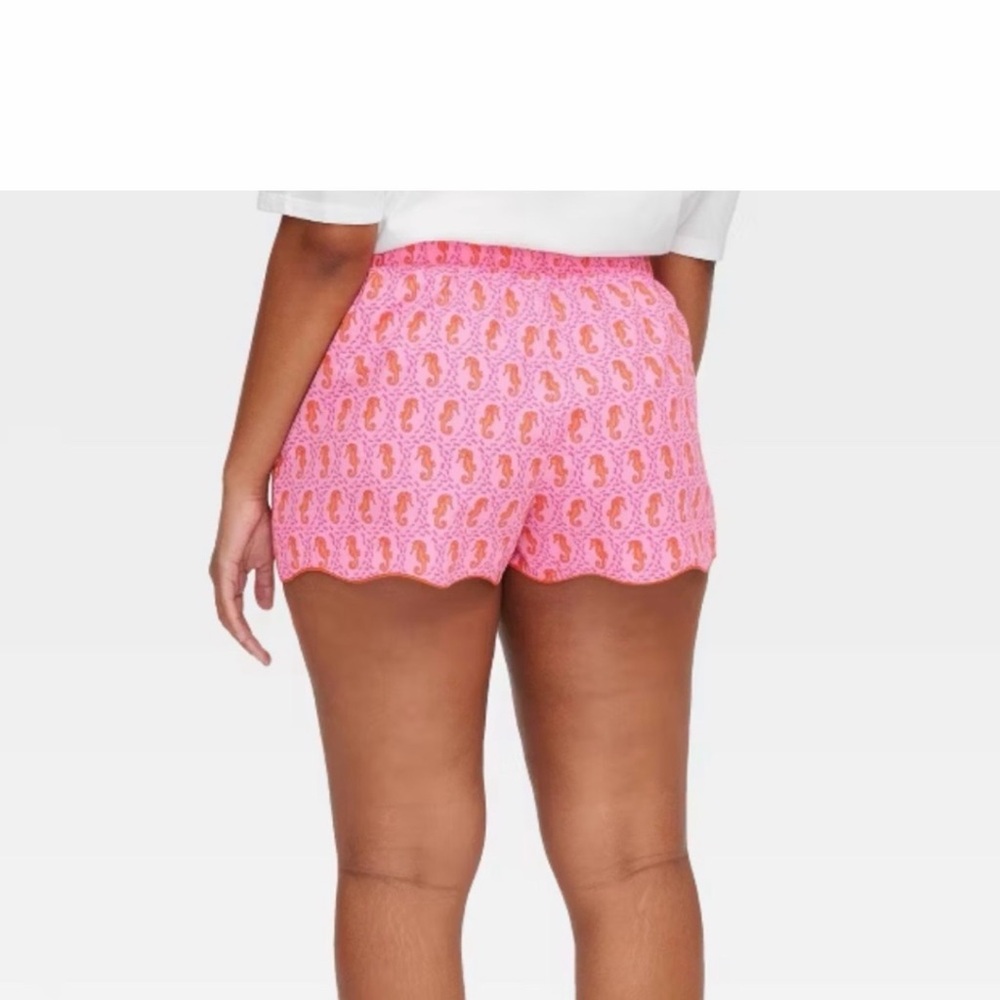 Roller Rabbit X Target Women’s Seahorse Poplin Boxer Shorts - Picture 6 of 8